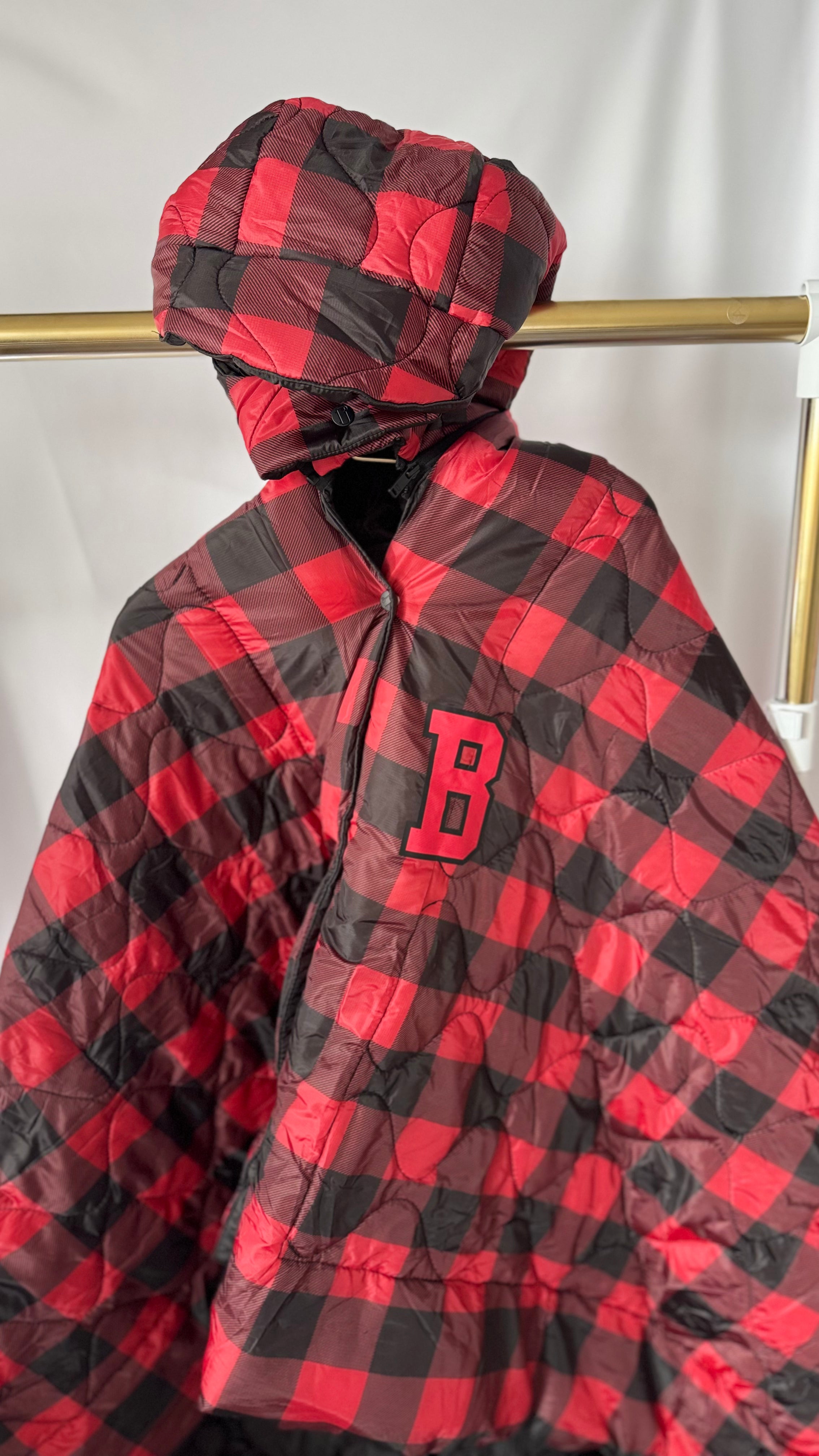 Barrington Baseball 12U Red - Cooperstown Fundraiser - Wearable Blanket - Limited edition