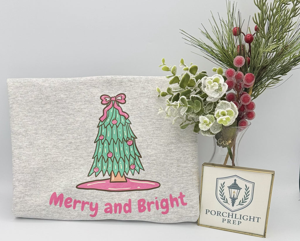 Merry and Bright Hoodie - Youth!