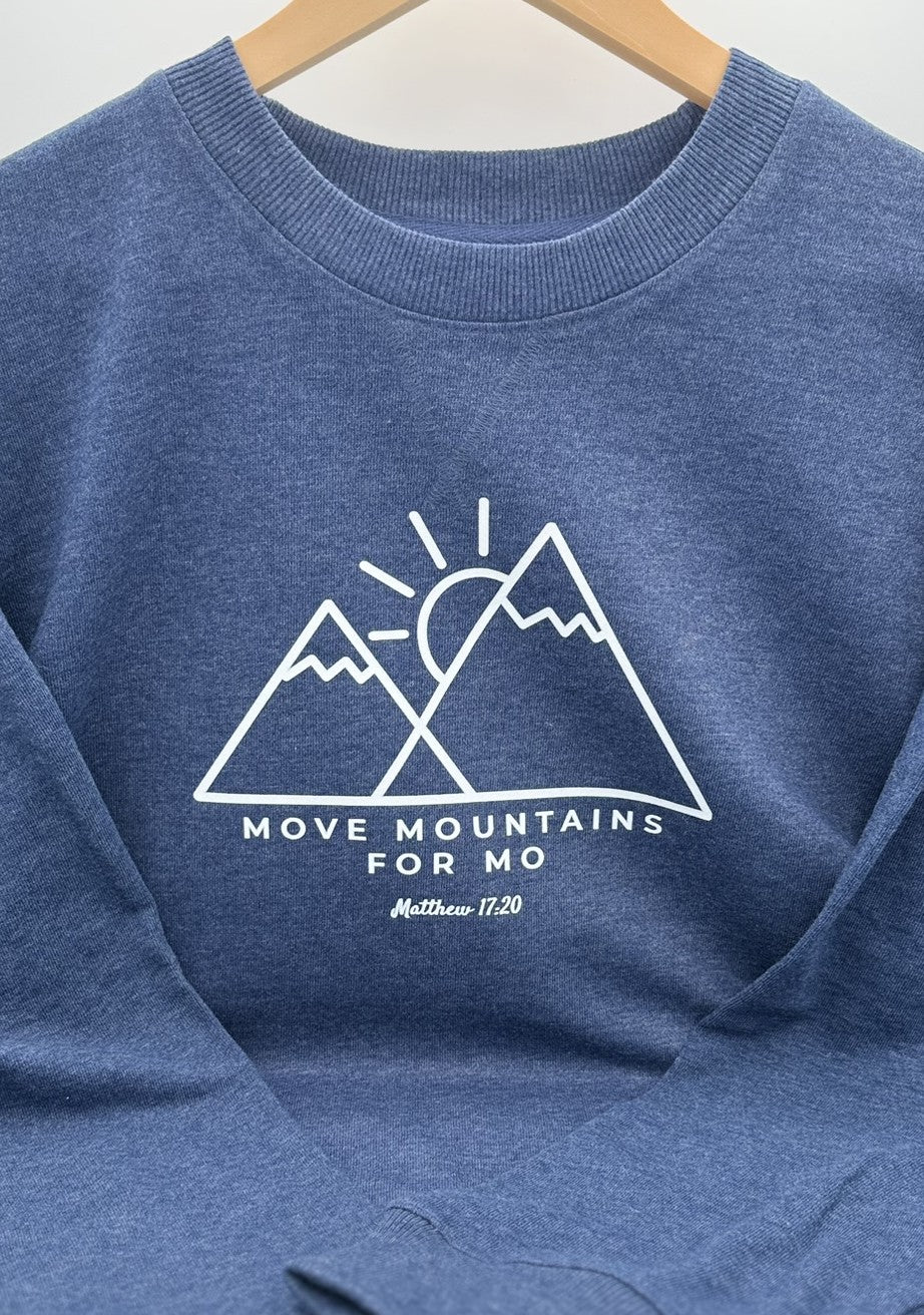 Move Mountains for Mo 💪 Lightweight crew neck
