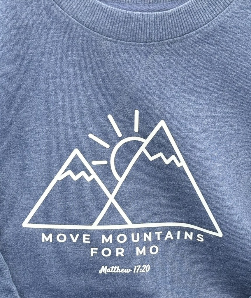 Move Mountains for Mo 💪 Lightweight crew neck