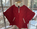 Quilted Puffer Poncho