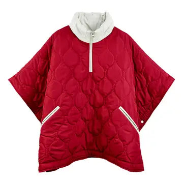 Quilted Puffer Poncho